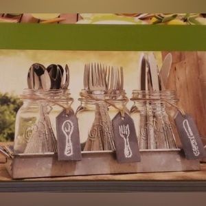 Flatware Mason Jar Caddy